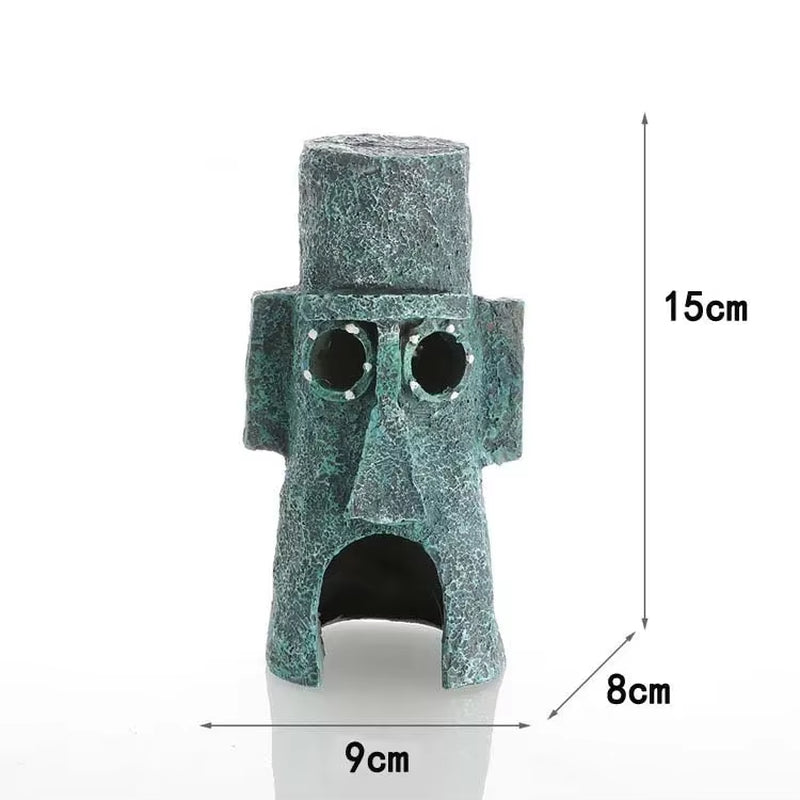 Spongebobs Anime Action Figures Cartoon Mini Dolls Fish Tank Decoration Landscaping Aquarium Accessories Kids Birthday Gifts Set