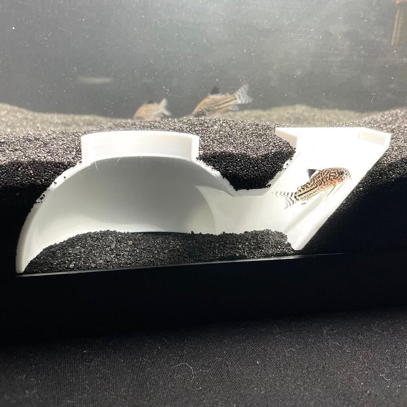 Aquarium Underground Tunnel Dome, Kuhli Loach Dojo Loach Corydoras Catfish Clown Loach Dwarf Frog Hideout